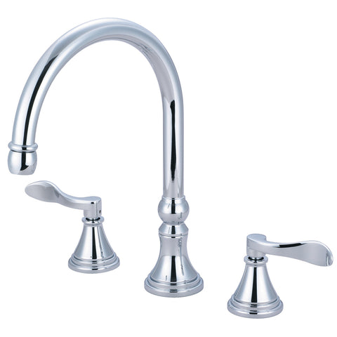 Kingston Brass  KS2341DFL NuFrench Roman Tub Filler - Polished Chrome
