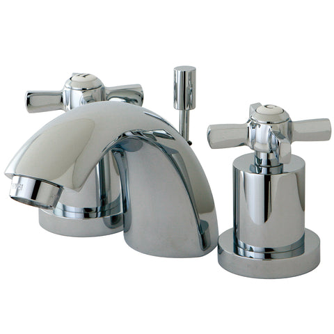 Kingston Brass KS2951ZX Mini Widespread Lavatory Faucet, Polished Chrome - Polished Chrome