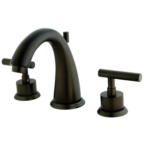 Kingston Brass KS2965CML Widespread Lavatory Faucet, Oil Rubbed Bronze - Oil Rubbed Bronze