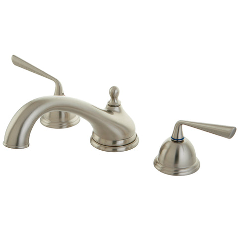 Kingston Brass KS3358ZL Silver Sage Roman Tub Filler Faucet, Satin Nickel - Satin Nickel