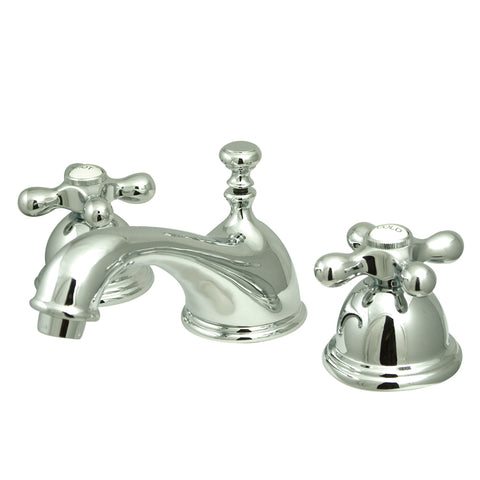 Kingston Brass KS3961AX Widespread Lavatory Faucet, Polished Chrome - Polished Chrome