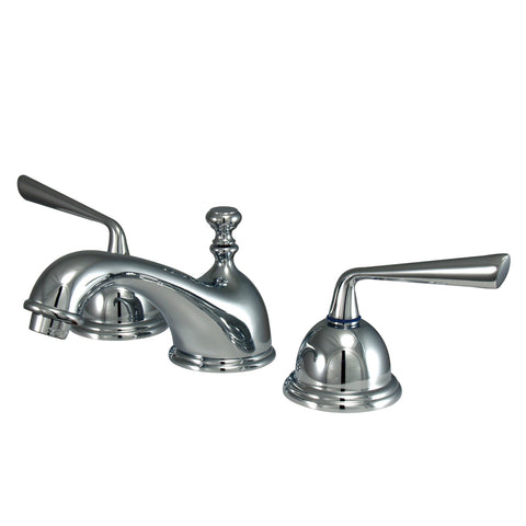 Kingston Brass KS3961ZL Widespread Lavatory Faucet, Polished Chrome - Polished Chrome