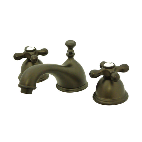 Kingston Brass KS3965AX Widespread Lavatory Faucet, Oil Rubbed Bronze - Oil Rubbed Bronze