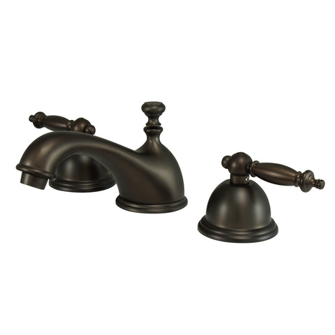 Kingston Brass KS3965TL Widespread Lavatory Faucet, Oil Rubbed Bronze - Oil Rubbed Bronze