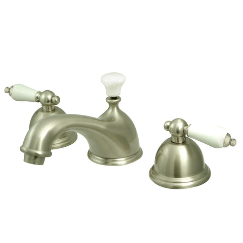 Kingston Brass KS3968PL Widespread Lavatory Faucet, Satin Nickel - Satin Nickel
