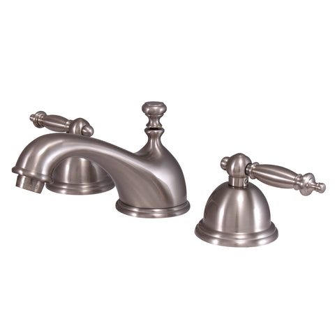 Kingston Brass KS3968TL Widespread Lavatory Faucet, Satin Nickel - Satin Nickel
