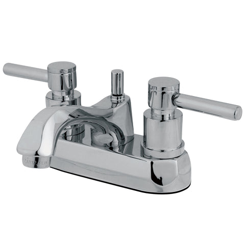 Kingston Brass KS4261DL 4-Inch Centerset Lavatory Faucet, Polished Chrome - Polished Chrome