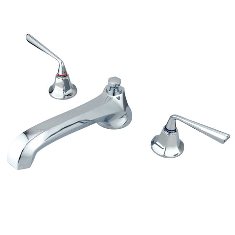Kingston Brass KS4301ZL Silver Sage Roman Tub Filler Faucet, Polished Chrome - Polished Chrome