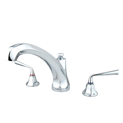 Kingston Brass KS4321ZL Silver Sage Roman Tub Filler Faucet, Polished Chrome - Polished Chrome