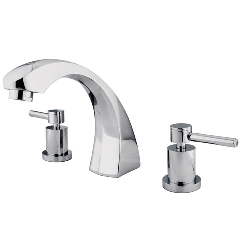 Kingston Brass KS4361DL Concord Roman Tub Filler Faucet, Polished Chrome - Polished Chrome