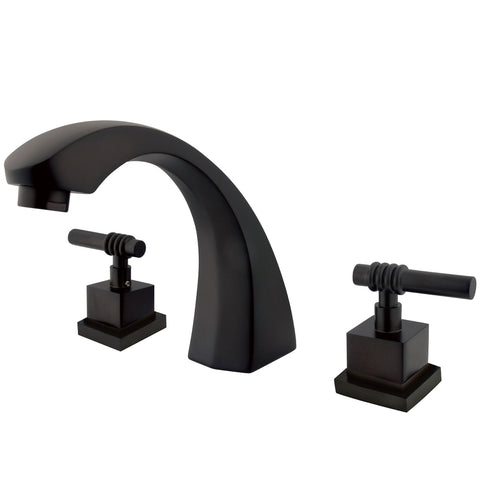 Kingston Brass KS4365QL Fortress Roman Tub Filler, Oil Rubbed Bronze - Oil Rubbed Bronze