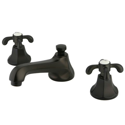 Kingston Brass KS4465TX Widespread Lavatory Faucet, Oil Rubbed Bronze - Oil Rubbed Bronze