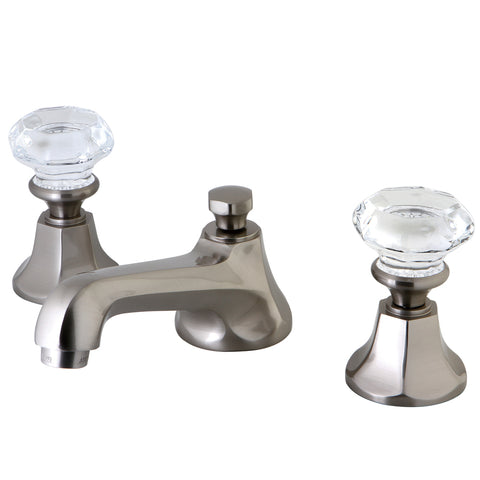 Kingston Brass KS4468WCL Widespread Lavatory Faucet, Satin Nickel - Satin Nickel