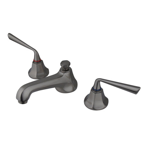 Kingston Brass KS4468ZL Widespread Lavatory Faucet, Satin Nickel - Satin Nickel