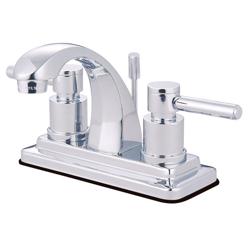 Kingston Brass KS4641DL 4-Inch Centerset Lavatory Faucet, Polished Chrome - Polished Chrome