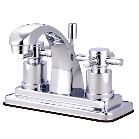 Kingston Brass KS4641DX 4-Inch Centerset Lavatory Faucet, Polished Chrome - Polished Chrome