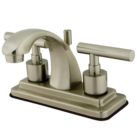 Kingston Brass KS4648CML 4-Inch Centerset Lavatory Faucet, Satin Nickel - Satin Nickel