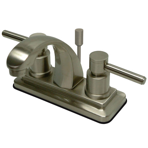 Kingston Brass KS4648DL 4-Inch Centerset Lavatory Faucet, Satin Nickel - Satin Nickel