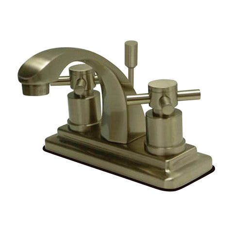 Kingston Brass KS4648DX 4-Inch Centerset Lavatory Faucet, Satin Nickel - Satin Nickel