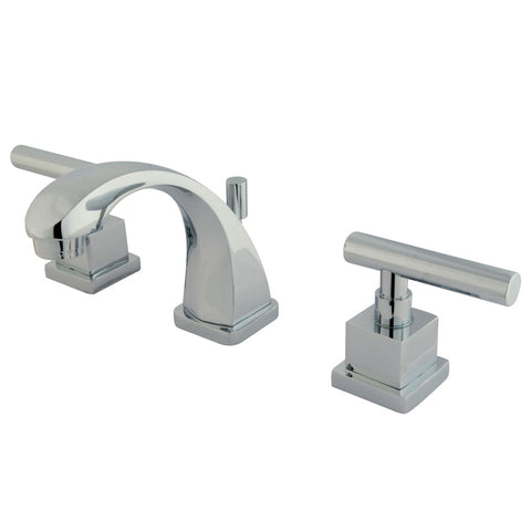 Kingston Brass KS4941CQL Claremont Mini Widespread Lavatory Faucet with Pop-Up, Polished Chrome - Polished Chrome