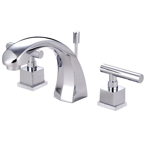 Kingston Brass KS4981CQL Widespread Lavatory Faucet, Polished Chrome - Polished Chrome