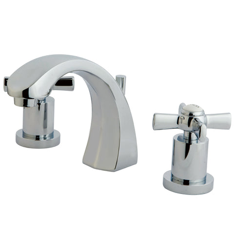 Kingston Brass KS4981ZX Widespread Lavatory Faucet, Polished Chrome - Polished Chrome