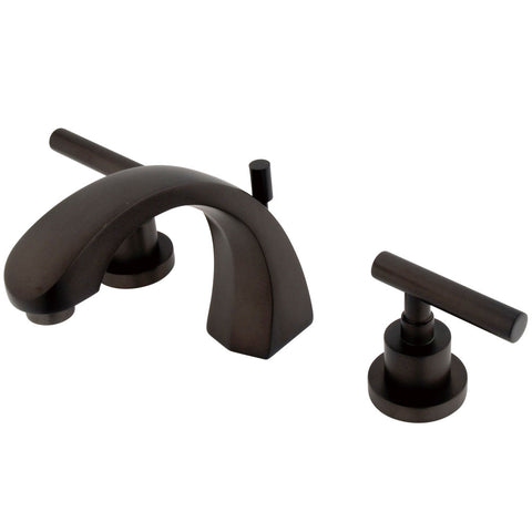 Kingston Brass KS4985CML Widespread Lavatory Faucet, Oil Rubbed Bronze - Oil Rubbed Bronze