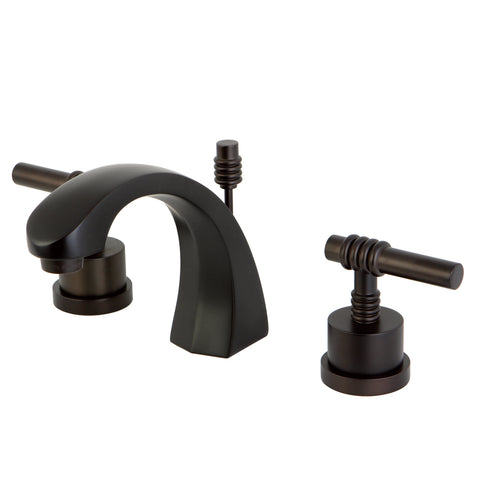 Kingston Brass KS4985ML Widespread Lavatory Faucet, Oil Rubbed Bronze - Oil Rubbed Bronze