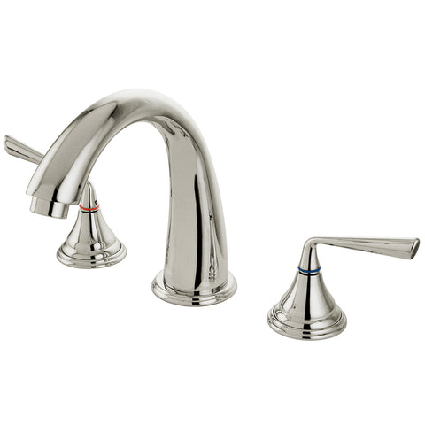 Kingston Brass KS5368ZL Silver Sage Roman Tub Filler Faucet, Satin Nickel - Satin Nickel
