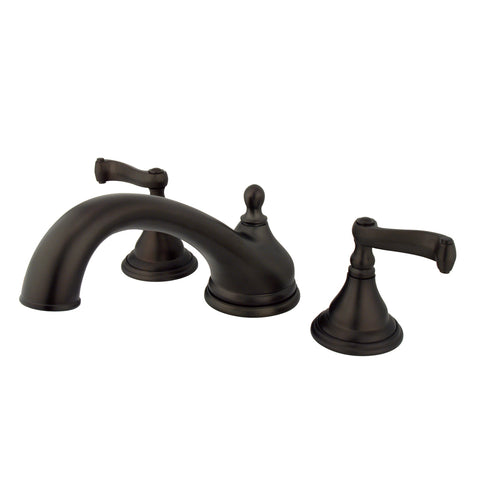 Kingston Brass KS5535FL Royale Roman Tub Filler, Oil Rubbed Bronze - Oil Rubbed Bronze