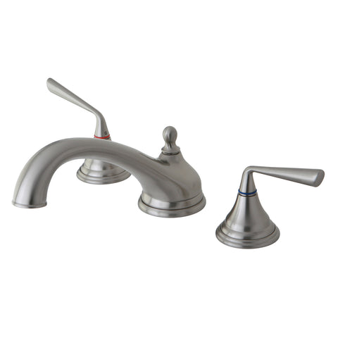Kingston Brass KS5538ZL Silver Sage Roman Tub Filler Faucet, Satin Nickel - Satin Nickel