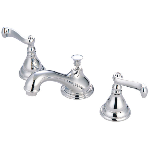 Kingston Brass KS5561FL Widespread Lavatory Faucet, Polished Chrome - Polished Chrome