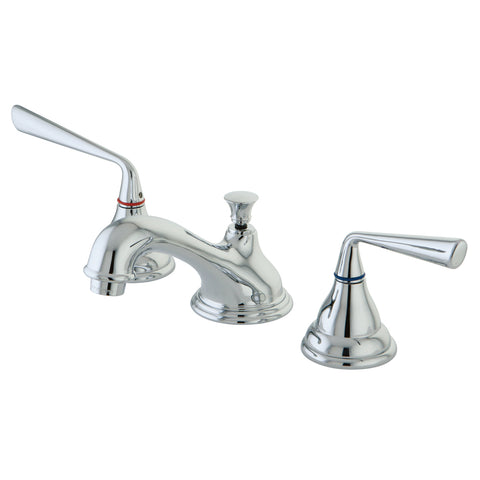 Kingston Brass KS5561ZL Widespread Lavatory Faucet, Polished Chrome - Polished Chrome