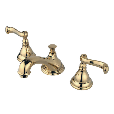 Kingston Brass KS5562FL Widespread Lavatory Faucet, Polished Brass - Polished Brass