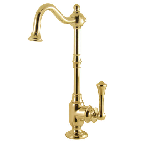 Kingston Brass KS7392BL Vintage Cold Water Filtration Faucet, Polished Brass - Polished Brass