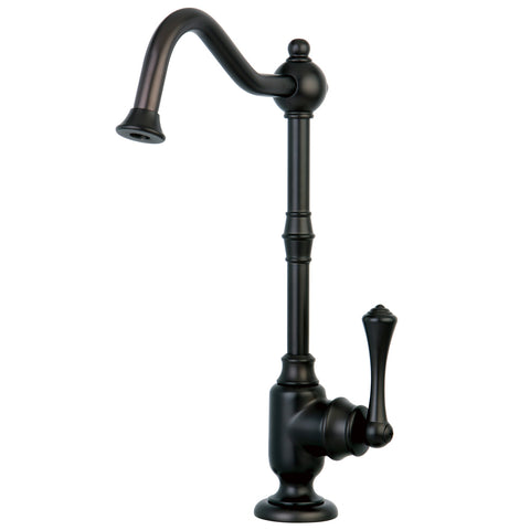 Kingston Brass KS7395BL Vintage Cold Water Filtration Faucet, Oil Rubbed Bronze - Oil Rubbed Bronze