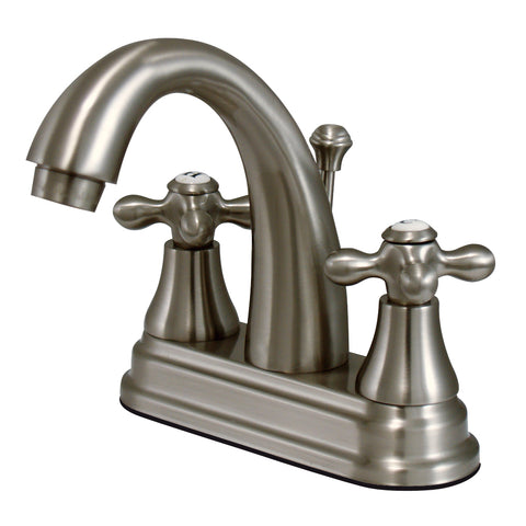Kingston Brass KS7618AX 4-Inch Centerset Lavatory Faucet, Satin Nickel - Satin Nickel
