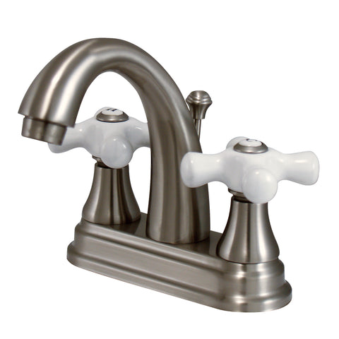Kingston Brass KS7618PX 4-Inch Centerset Lavatory Faucet, Satin Nickel - Satin Nickel