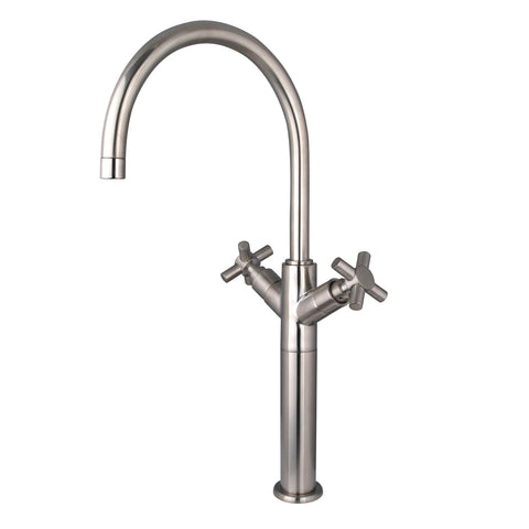 Kingston Brass KS8068JX Vessel Sink Faucet, Satin Nickel - Satin Nickel