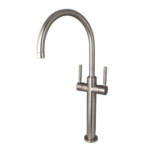Kingston Brass KS8098DL Vessel Sink Faucet, Satin Nickel - Satin Nickel