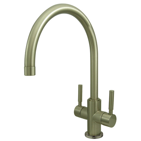 Kingston Brass KS8298DL Vessel Sink Faucet, Satin Nickel - Satin Nickel