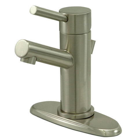 Kingston Brass KS8428DL Single-Handle 4-Inch Centerset Lavatory Faucet, Satin Nickel - Satin Nickel