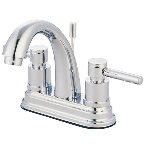 Kingston Brass KS8611DL 4-Inch Centerset Lavatory Faucet, Polished Chrome - Polished Chrome