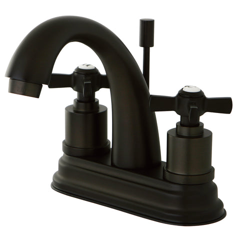 Kingston Brass KS8615ZX 4-Inch Centerset Lavatory Faucet, Oil Rubbed Bronze - Oil Rubbed Bronze
