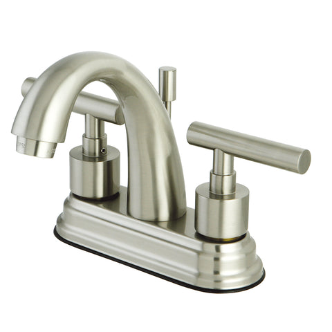 Kingston Brass KS8618CML 4-Inch Centerset Lavatory Faucet, Satin Nickel - Satin Nickel