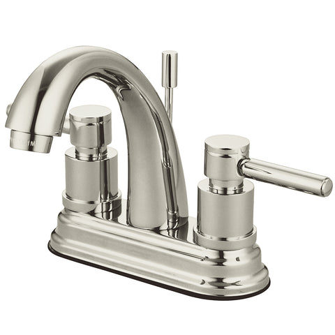 Kingston Brass KS8618DL 4-Inch Centerset Lavatory Faucet, Satin Nickel - Satin Nickel