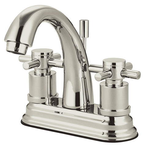 Kingston Brass KS8618DX 4-Inch Centerset Lavatory Faucet, Satin Nickel - Satin Nickel