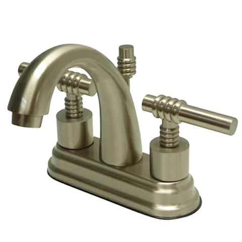 Kingston Brass KS8618ML 4-Inch Centerset Lavatory Faucet, Satin Nickel - Satin Nickel
