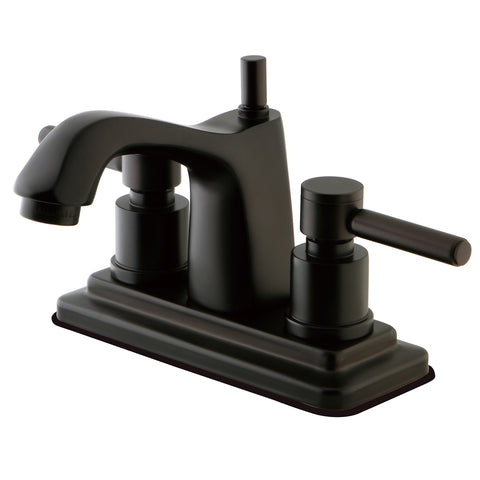 Kingston Brass KS8645DL 4-Inch Centerset Lavatory Faucet, Oil Rubbed Bronze - Oil Rubbed Bronze