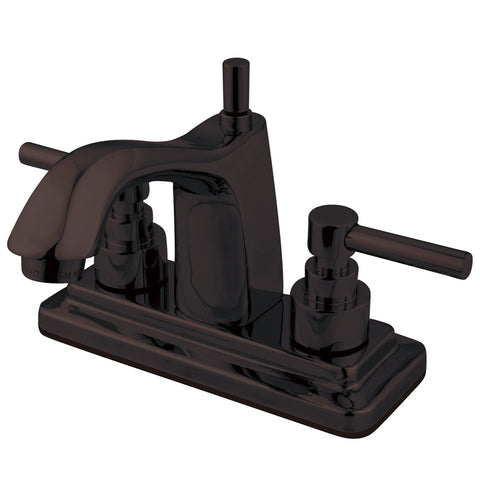Kingston Brass KS8645EL 4-Inch Centerset Lavatory Faucet, Oil Rubbed Bronze - Oil Rubbed Bronze